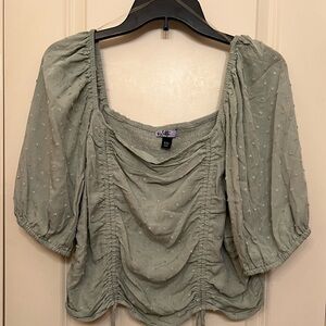 Sage Green Crop Top